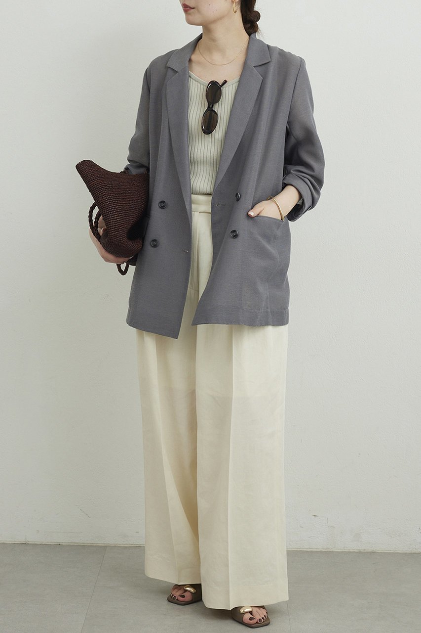 【ガリャルダガランテ/GALLARDAGALANTE】の【WEB限定】メッシュジャケット 人気、トレンドファッション・服の通販 founy(ファニー) 　ファッション　Fashion　レディースファッション　Fashion for Women　アウター　Coat / Outerwear Collection　レディースジャケット・軽アウター　Jackets　2026年　2026　シアー　Sheer, See-Through　ジャケット　Jacket, Outerwear　ダブル　Double, Double-Breasted　デニム　Denim, Jeans Material　マニッシュ　Mannish, Boyish　メッシュ　Mesh, Net Fabric　ビジネス 仕事 通勤　Business / Work / Commuting　夏　Summer　春　Spring　S/S・春夏　SS, Spring/Summer, Warm Season　楽ちん　Easy Fit, Comfortable　秋　Autumn　other-3|ID: prp329100004860833 ipo3291000000036000126