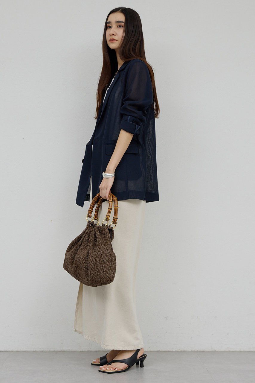 【ガリャルダガランテ/GALLARDAGALANTE】の【WEB限定】メッシュジャケット 人気、トレンドファッション・服の通販 founy(ファニー) 　ファッション　Fashion　レディースファッション　Fashion for Women　アウター　Coat / Outerwear Collection　レディースジャケット・軽アウター　Jackets　シアー　Sheer, See-Through　ジャケット　Jacket, Outerwear　ダブル　Double, Double-Breasted　デニム　Denim, Jeans Material　マニッシュ　Mannish, Boyish　メッシュ　Mesh, Net Fabric　ビジネス 仕事 通勤　Business / Work / Commuting　春　Spring　楽ちん　Easy Fit, Comfortable　秋　Autumn　other-3|ID: prp329100004860833 ipo3291000000036813115