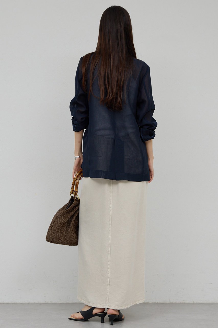 【ガリャルダガランテ/GALLARDAGALANTE】の【WEB限定】メッシュジャケット 人気、トレンドファッション・服の通販 founy(ファニー) 　ファッション　Fashion　レディースファッション　Fashion for Women　アウター　Coat / Outerwear Collection　レディースジャケット・軽アウター　Jackets　シアー　Sheer, See-Through　ジャケット　Jacket, Outerwear　ダブル　Double, Double-Breasted　デニム　Denim, Jeans Material　マニッシュ　Mannish, Boyish　メッシュ　Mesh, Net Fabric　ビジネス 仕事 通勤　Business / Work / Commuting　春　Spring　楽ちん　Easy Fit, Comfortable　秋　Autumn　other-5|ID: prp329100004860833 ipo3291000000036813119