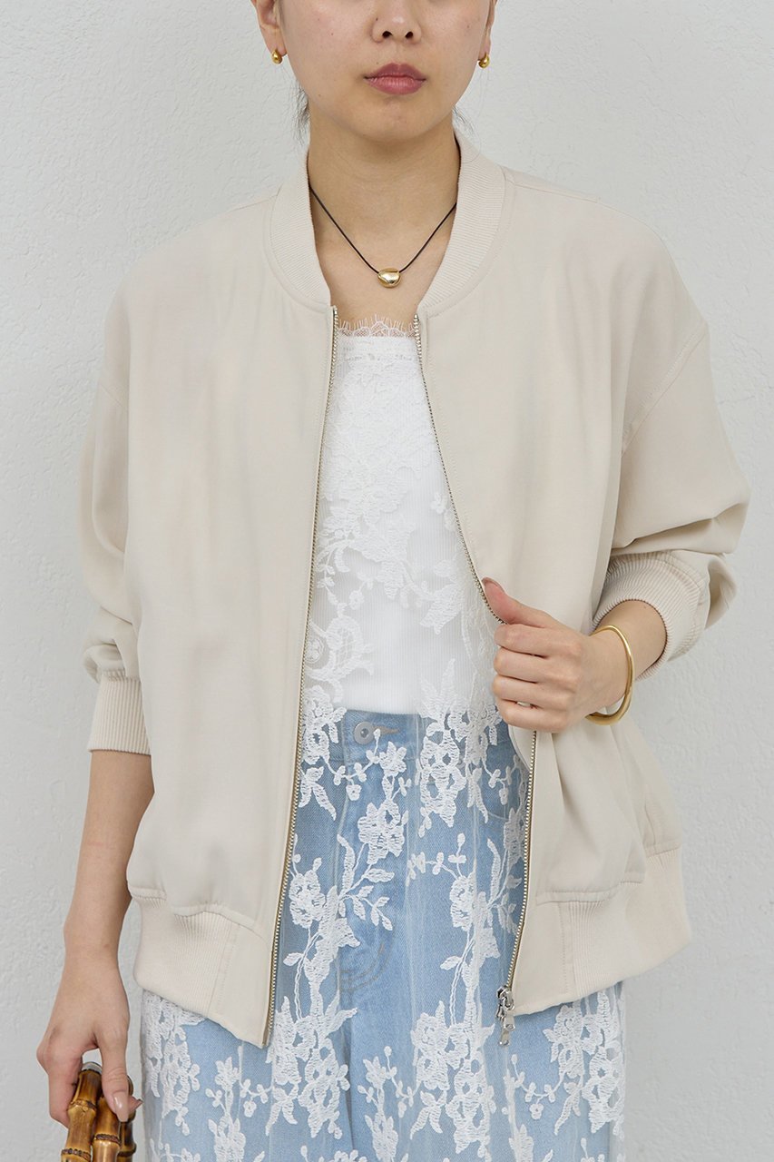 【ガリャルダガランテ/GALLARDAGALANTE】のサテンブルゾン 人気、トレンドファッション・服の通販 founy(ファニー) 　ファッション　Fashion　レディースファッション　Fashion for Women　アウター　Coat / Outerwear Collection　レディースジャケット・軽アウター　Jackets　ブルゾンジャケット・スポーティアウター　Blouson Jackets　2026年　2026　おすすめ　Recommended / Our Picks　なめらか　Smooth, Silky Texture　エレガント 上品　Elegant　サテン　Satin, Glossy Fabric　ジャケット　Jacket, Outerwear　タイトスカート　Pencil Skirt, Tight Skirt　ブルゾン　Blouson, Bomber Jacket　マニッシュ　Mannish, Boyish　ミックス　Mix, Mixed Style　夏　Summer　春　Spring　S/S・春夏　SS, Spring/Summer, Warm Season　 other-1|ID: prp329100004860834 ipo3291000000036000131