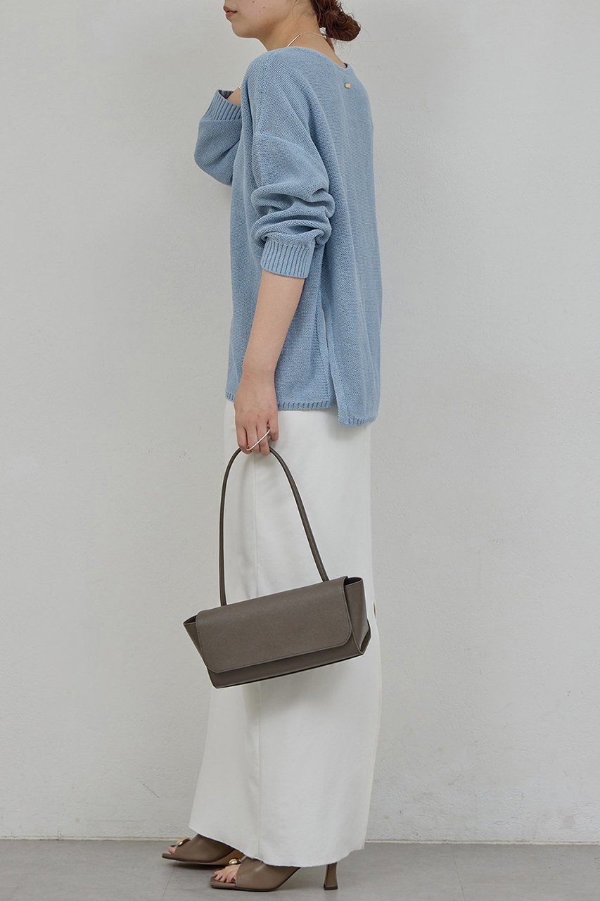 【ガリャルダガランテ/GALLARDAGALANTE】のコットンメッシュプルオーバー 人気、トレンドファッション・服の通販 founy(ファニー) 　ファッション　Fashion　レディースファッション　Fashion for Women　トップス・カットソー　Cut & Sew Tops　ニット　Knit Tops & Sweaters　カジュアルプルオーバー・ニットトップス　Pullovers & Knit Tops / Casual Pullovers　2026年　2026　スリット　Slit, Slit Detail　ヘムライン　Hemline, Bottom Cut　ベーシック　Basic, Essential　夏　Summer　春　Spring　S/S・春夏　SS, Spring/Summer, Warm Season　other-4|ID: prp329100004860835 ipo3291000000036000148