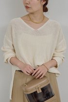 【ガリャルダガランテ/GALLARDAGALANTE】のコットンメッシュプルオーバー 人気、トレンドファッション・服の通販 founy(ファニー) ファッション Fashion レディースファッション Fashion for Women トップス・カットソー Cut & Sew Tops ニット Knit Tops & Sweaters カジュアルプルオーバー・ニットトップス Pullovers & Knit Tops / Casual Pullovers スリット Slit, Slit Detail ヘムライン Hemline, Bottom Cut ベーシック Basic, Essential thumbnail オフホワイト|ID: prp329100004860835 ipo3291000000036772551