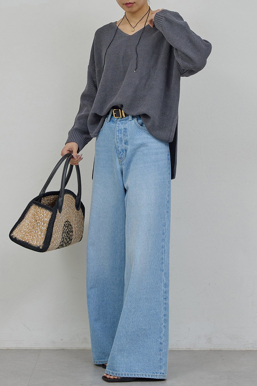 【ガリャルダガランテ/GALLARDAGALANTE】のコットンメッシュプルオーバー 人気、トレンドファッション・服の通販 founy(ファニー) 　ファッション　Fashion　レディースファッション　Fashion for Women　トップス・カットソー　Cut & Sew Tops　ニット　Knit Tops & Sweaters　カジュアルプルオーバー・ニットトップス　Pullovers & Knit Tops / Casual Pullovers　スリット　Slit, Slit Detail　ヘムライン　Hemline, Bottom Cut　ベーシック　Basic, Essential　other-3|ID: prp329100004860835 ipo3291000000036772559