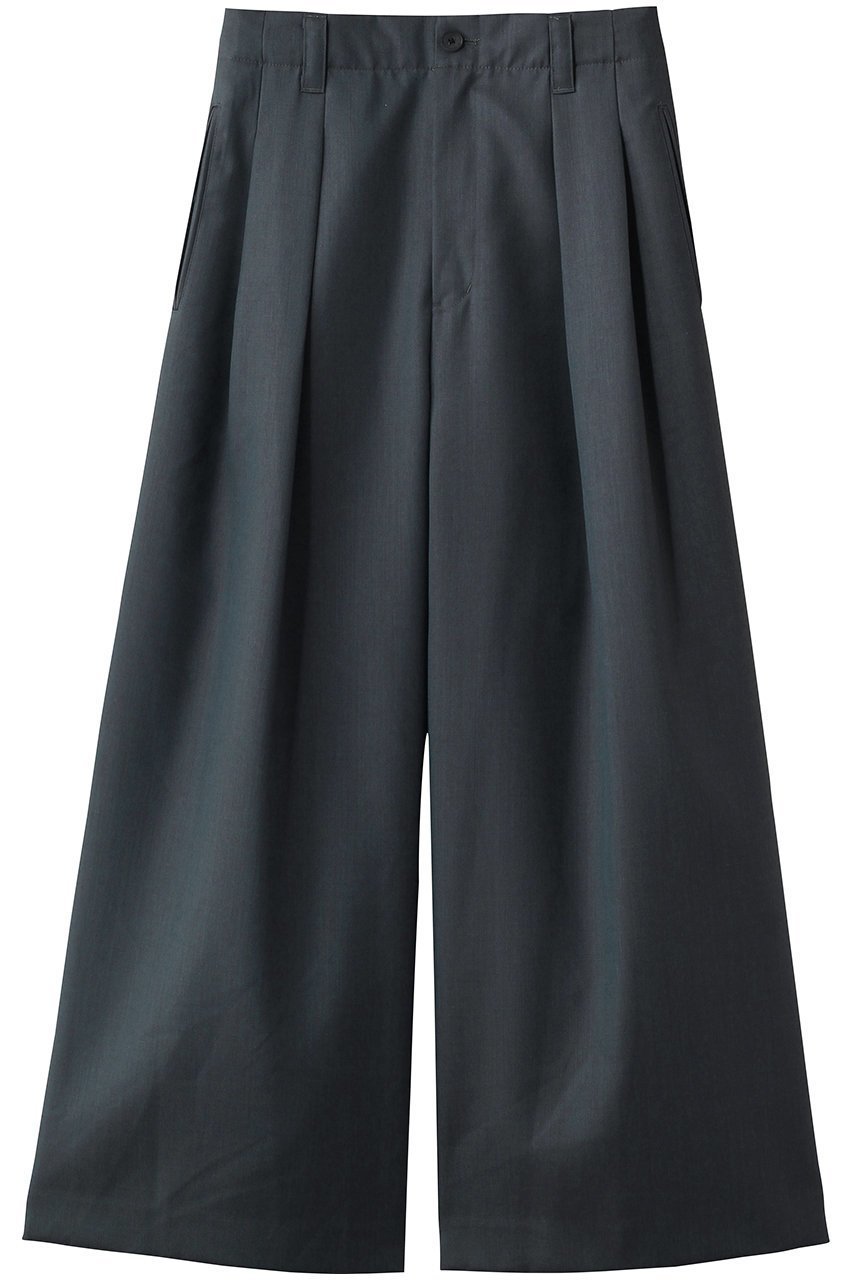 【メゾンスペシャル/MAISON SPECIAL】の【UNISEX】72/2 4色シャンブレーウールバギーパンツ インテリア・キッズ・メンズ・レディースファッション・服の通販 founy(ファニー) 　ファッション　Fashion　レディースファッション　Fashion for Women　パンツ　Pants & Trousers　2026年　2026　ユニセックス　Unisex, Genderless　シャンブレー　Chambray, Denim-Like Fabric　ワイド　Wide, Wide Fit　夏　Summer　春　Spring　S/S・春夏　SS, Spring/Summer, Warm Season　GRY(グレー)|ID: prp329100004860841 ipo3291000000036000200