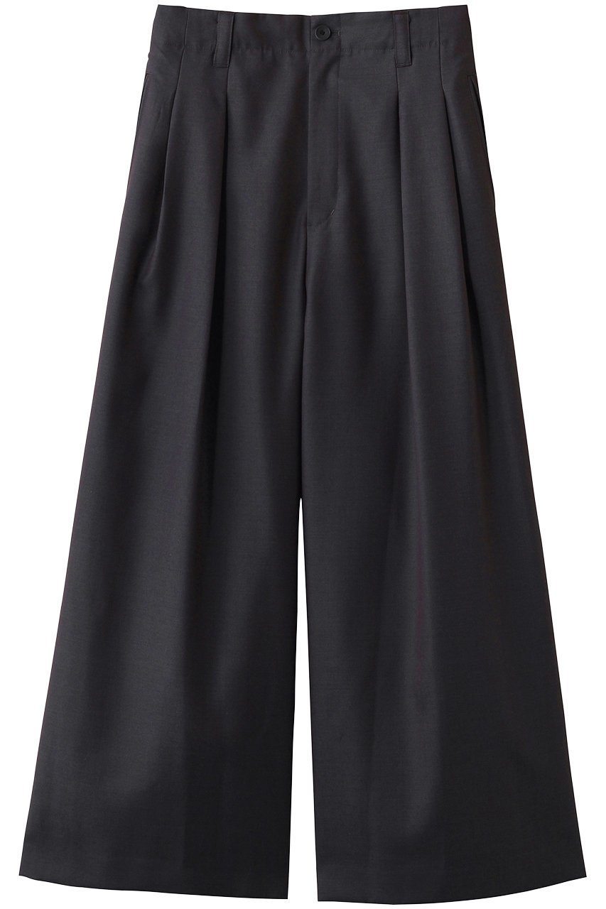 【メゾンスペシャル/MAISON SPECIAL】の【UNISEX】72/2 4色シャンブレーウールバギーパンツ インテリア・キッズ・メンズ・レディースファッション・服の通販 founy(ファニー) 　ファッション　Fashion　レディースファッション　Fashion for Women　パンツ　Pants & Trousers　2026年　2026　ユニセックス　Unisex, Genderless　シャンブレー　Chambray, Denim-Like Fabric　ワイド　Wide, Wide Fit　夏　Summer　春　Spring　S/S・春夏　SS, Spring/Summer, Warm Season　C.GRY(チャコールグレー)|ID: prp329100004860841 ipo3291000000036000201