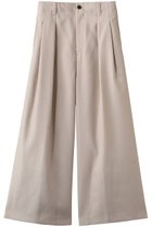 【メゾンスペシャル/MAISON SPECIAL】の【UNISEX】72/2 4色シャンブレーウールバギーパンツ WHT(ホワイト)|ID: prp329100004860841 ipo3291000000036000203