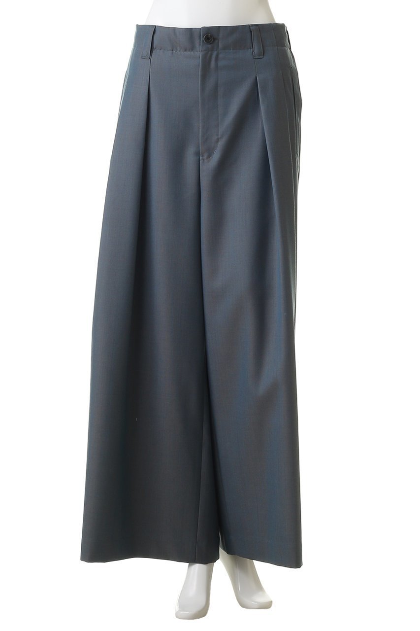 【メゾンスペシャル/MAISON SPECIAL】の【UNISEX】72/2 4色シャンブレーウールバギーパンツ 人気、トレンドファッション・服の通販 founy(ファニー) 　ファッション　Fashion　レディースファッション　Fashion for Women　パンツ　Pants & Trousers　2026年　2026　ユニセックス　Unisex, Genderless　シャンブレー　Chambray, Denim-Like Fabric　ワイド　Wide, Wide Fit　夏　Summer　春　Spring　S/S・春夏　SS, Spring/Summer, Warm Season　other-2|ID: prp329100004860841 ipo3291000000036000205