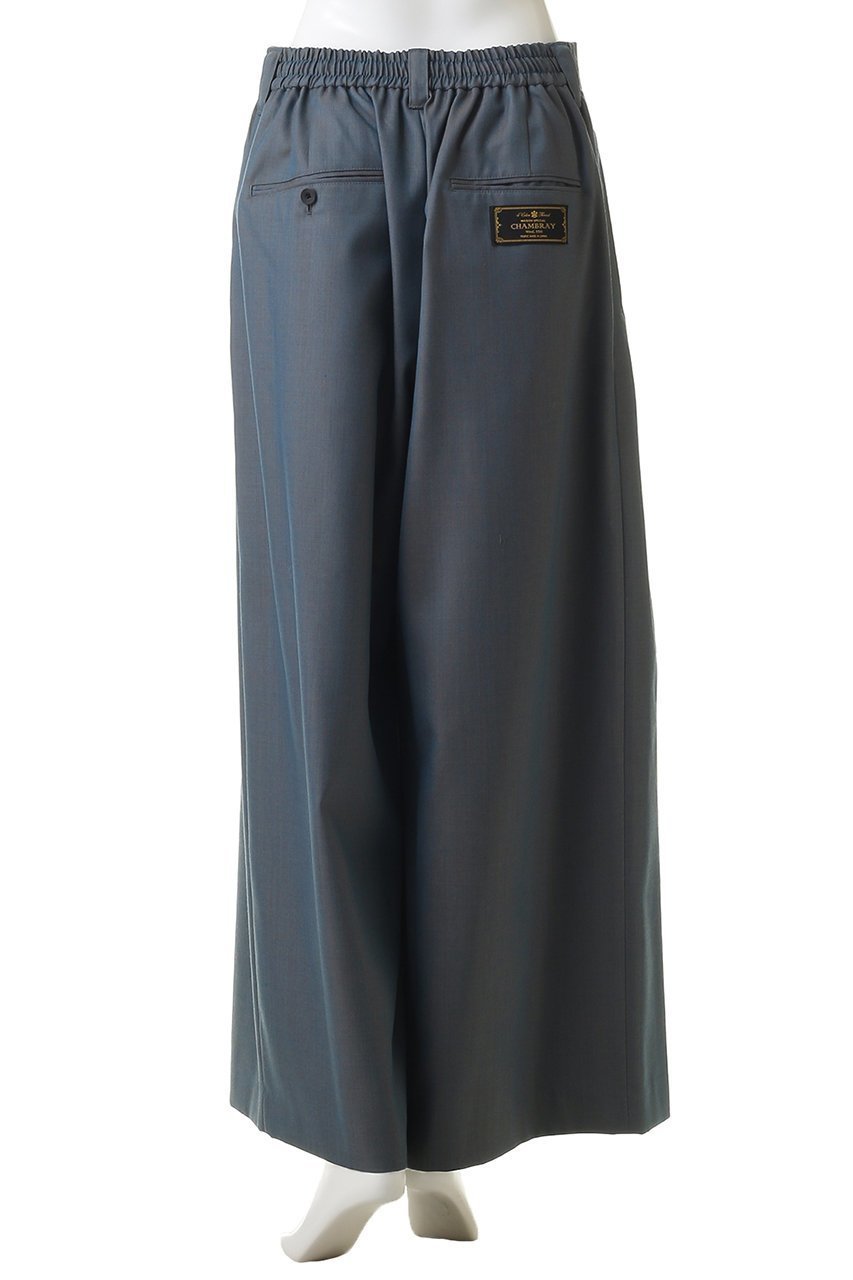 【メゾンスペシャル/MAISON SPECIAL】の【UNISEX】72/2 4色シャンブレーウールバギーパンツ 人気、トレンドファッション・服の通販 founy(ファニー) 　ファッション　Fashion　レディースファッション　Fashion for Women　パンツ　Pants & Trousers　2026年　2026　ユニセックス　Unisex, Genderless　シャンブレー　Chambray, Denim-Like Fabric　ワイド　Wide, Wide Fit　夏　Summer　春　Spring　S/S・春夏　SS, Spring/Summer, Warm Season　other-4|ID: prp329100004860841 ipo3291000000036000207