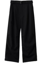 【メゾンスペシャル/MAISON SPECIAL】の【UNISEX】48/2 4色シャンブレーウールスノーパンツ BLK(ブラック)|ID: prp329100004860842 ipo3291000000036000213