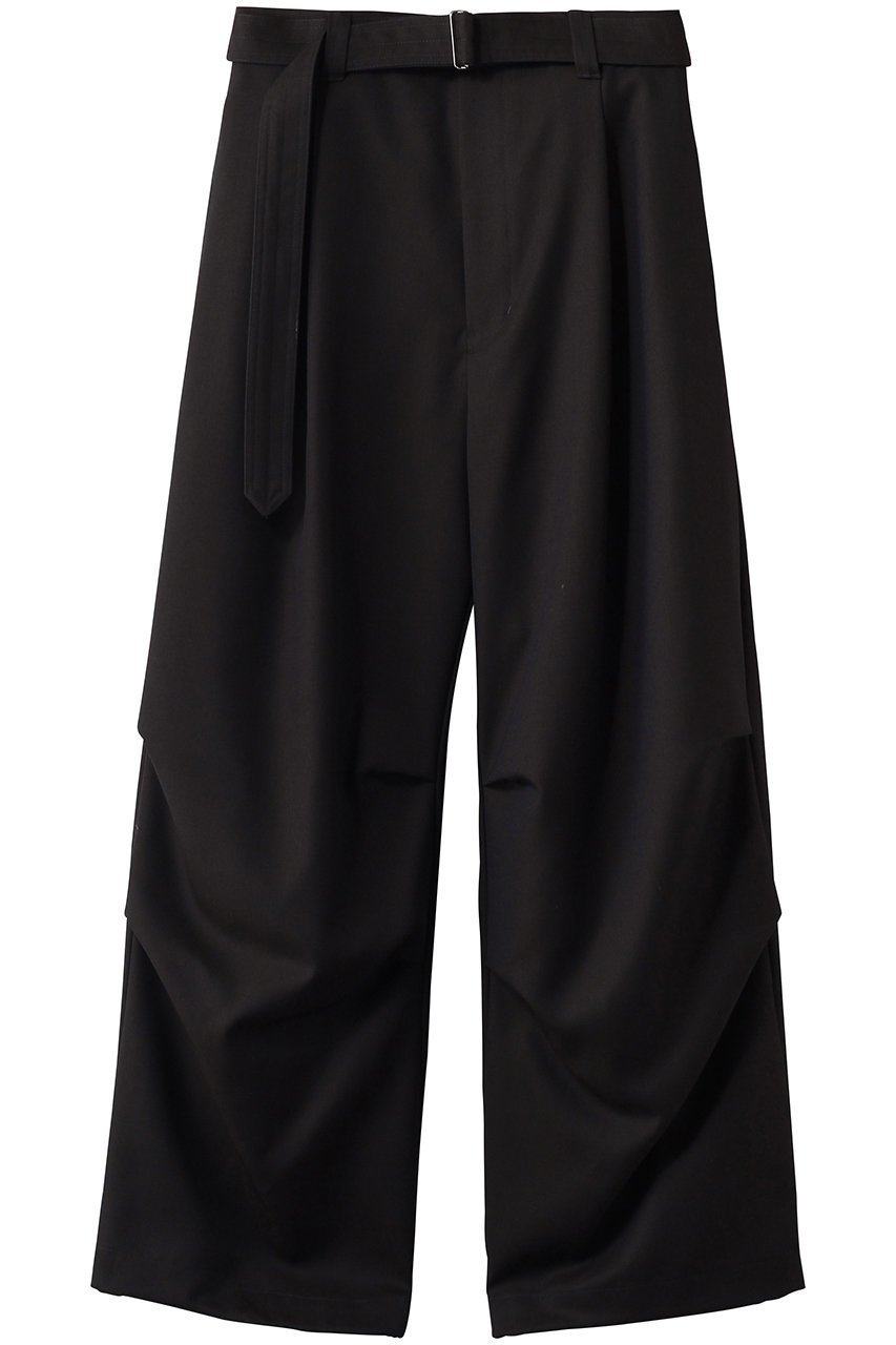 【メゾンスペシャル/MAISON SPECIAL】の【UNISEX】48/2 4色シャンブレーウールスノーパンツ インテリア・キッズ・メンズ・レディースファッション・服の通販 founy(ファニー) 　ファッション　Fashion　レディースファッション　Fashion for Women　パンツ　Pants & Trousers　ユニセックス　Unisex, Genderless　D.BLK(ブラック)|ID: prp329100004860842 ipo3291000000036536607