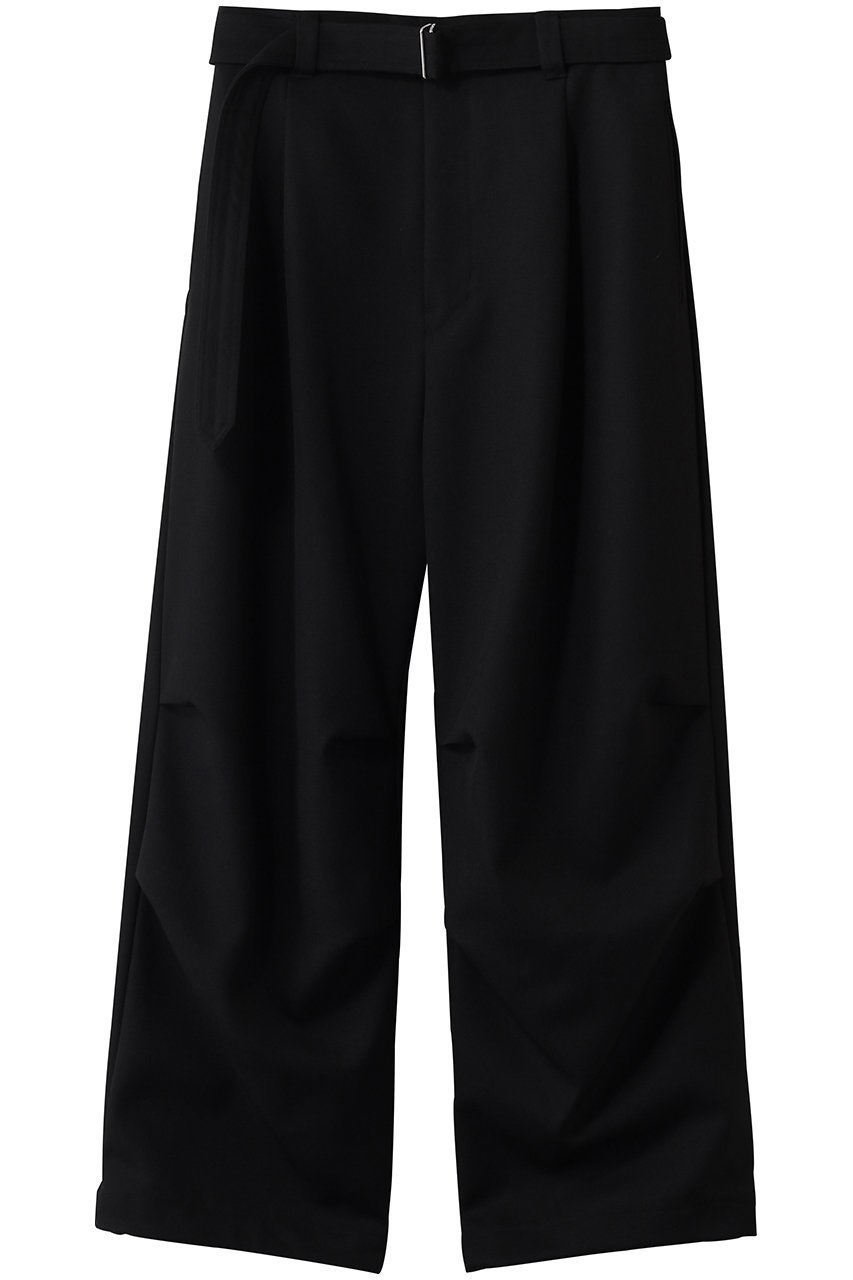 【メゾンスペシャル/MAISON SPECIAL】の【UNISEX】48/2 4色シャンブレーウールスノーパンツ インテリア・キッズ・メンズ・レディースファッション・服の通販 founy(ファニー) 　ファッション　Fashion　レディースファッション　Fashion for Women　パンツ　Pants & Trousers　ユニセックス　Unisex, Genderless　BLK(ブラック)|ID: prp329100004860842 ipo3291000000036536609