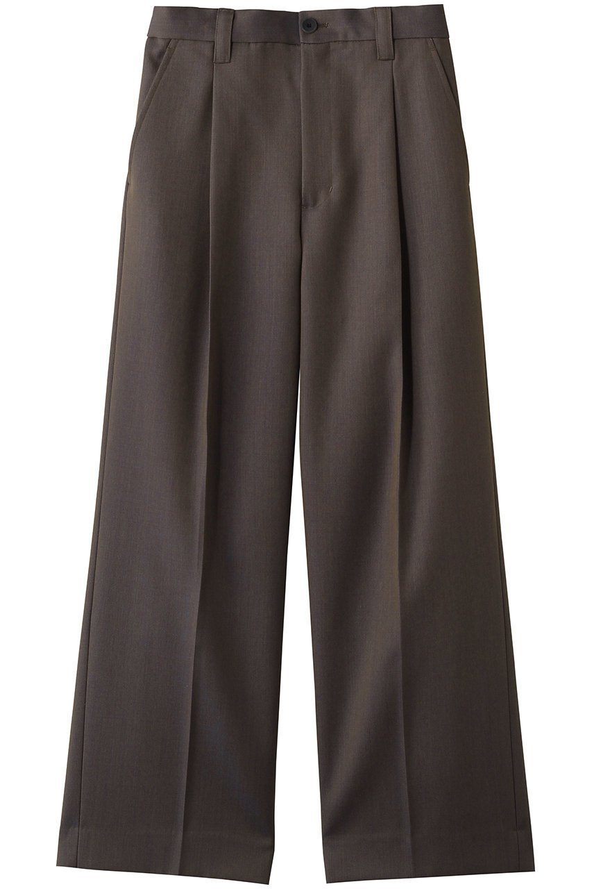 【メゾンスペシャル/MAISON SPECIAL】の【UNISEX】48/2 4色シャンブレーウールワンタックワイド 人気、トレンドファッション・服の通販 founy(ファニー) 　ファッション　Fashion　レディースファッション　Fashion for Women　パンツ　Pants & Trousers　2026年　2026　ユニセックス　Unisex, Genderless　シャンブレー　Chambray, Denim-Like Fabric　シンプル　Simple, Minimal　夏　Summer　春　Spring　S/S・春夏　SS, Spring/Summer, Warm Season　 other-1|ID: prp329100004860843 ipo3291000000036000222