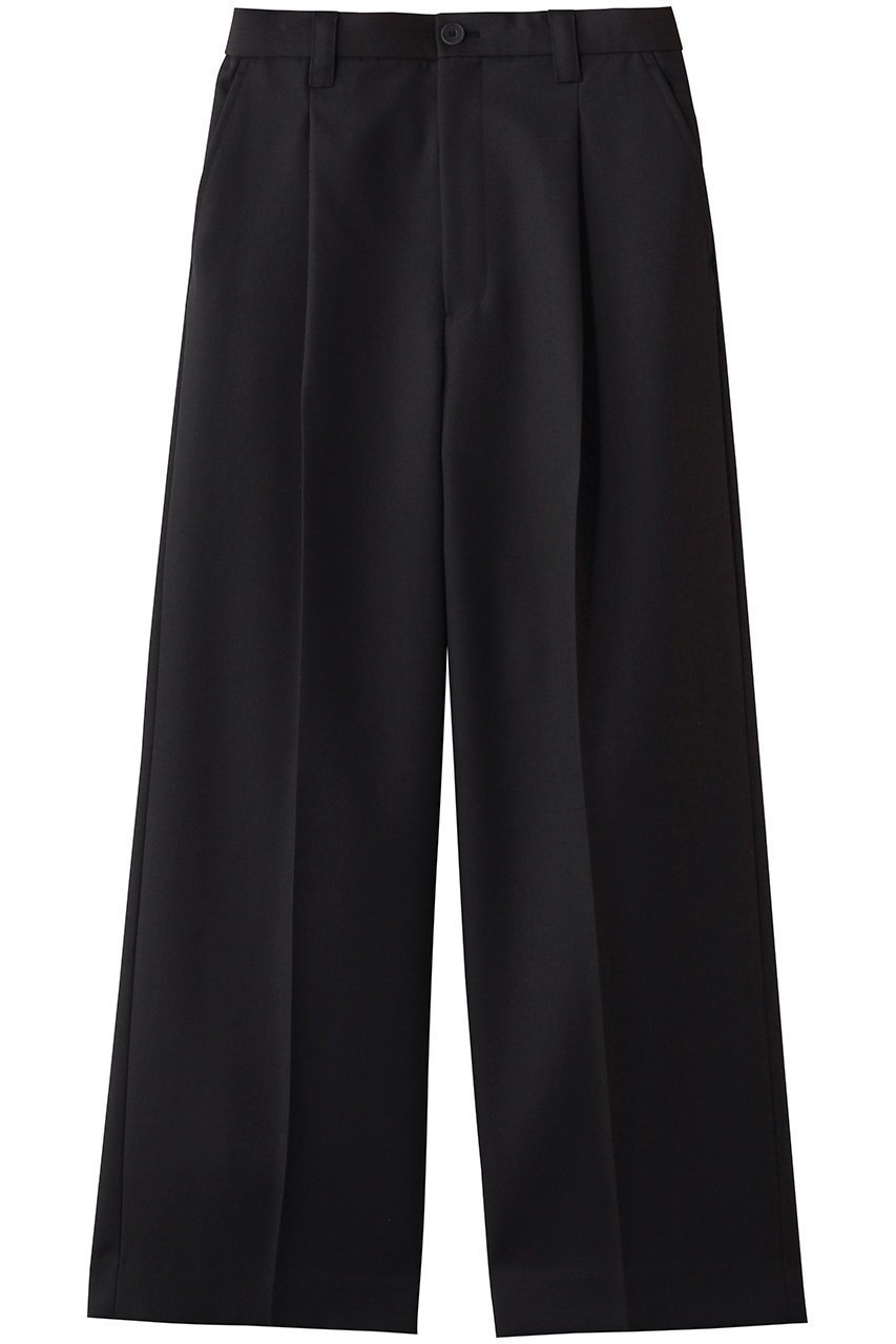 【メゾンスペシャル/MAISON SPECIAL】の【UNISEX】48/2 4色シャンブレーウールワンタックワイド インテリア・キッズ・メンズ・レディースファッション・服の通販 founy(ファニー) 　ファッション　Fashion　レディースファッション　Fashion for Women　パンツ　Pants & Trousers　2026年　2026　ユニセックス　Unisex, Genderless　シャンブレー　Chambray, Denim-Like Fabric　シンプル　Simple, Minimal　夏　Summer　春　Spring　S/S・春夏　SS, Spring/Summer, Warm Season　D.BLK(ブラック)|ID: prp329100004860843 ipo3291000000036000224