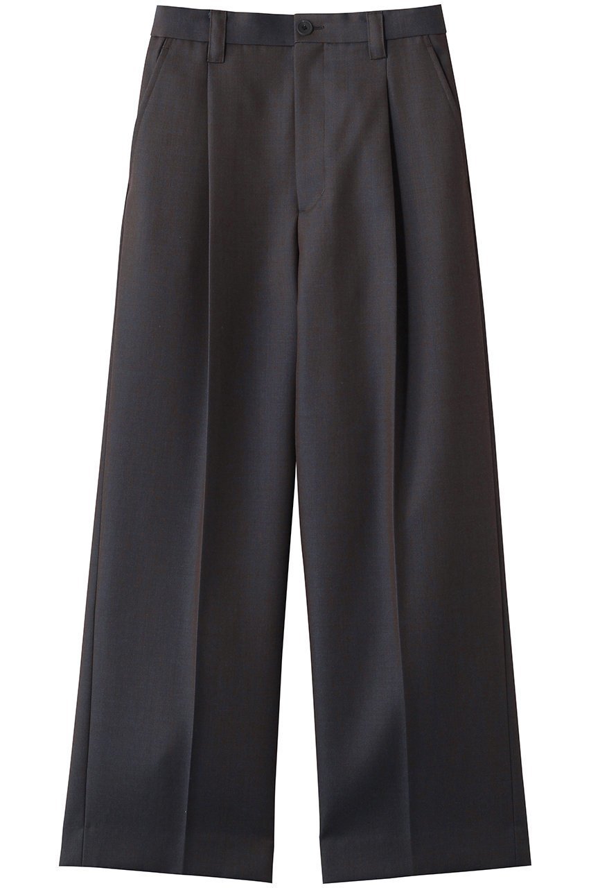 【メゾンスペシャル/MAISON SPECIAL】の【UNISEX】48/2 4色シャンブレーウールワンタックワイド インテリア・キッズ・メンズ・レディースファッション・服の通販 founy(ファニー) 　ファッション　Fashion　レディースファッション　Fashion for Women　パンツ　Pants & Trousers　2026年　2026　ユニセックス　Unisex, Genderless　シャンブレー　Chambray, Denim-Like Fabric　シンプル　Simple, Minimal　夏　Summer　春　Spring　S/S・春夏　SS, Spring/Summer, Warm Season　BLU(ブルー)|ID: prp329100004860843 ipo3291000000036000227