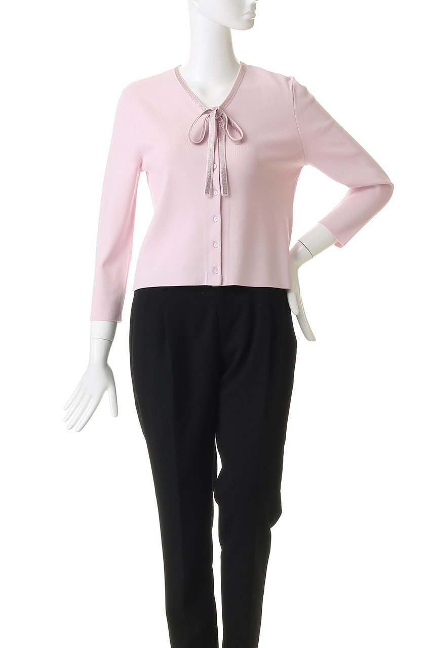 【アナイ/ANAYI】のステップビジューカーディガン 人気、トレンドファッション・服の通販 founy(ファニー) 　ファッション　Fashion　レディースファッション　Fashion for Women　トップス・カットソー　Cut & Sew Tops　ニット　Knit Tops & Sweaters　カーディガン・羽織り　Layered Style Cardigans　とろみ　Fluid, Flowy Fabric　カーディガン　Cardigan, Knitwear　パーティ　Party, Party Style　ビジュー　Bijou, Jewel-like Accent　リボン　Ribbon, Bow　エレガント 上品　Elegant　other-2|ID: prp329100004860844 ipo3291000000036075208