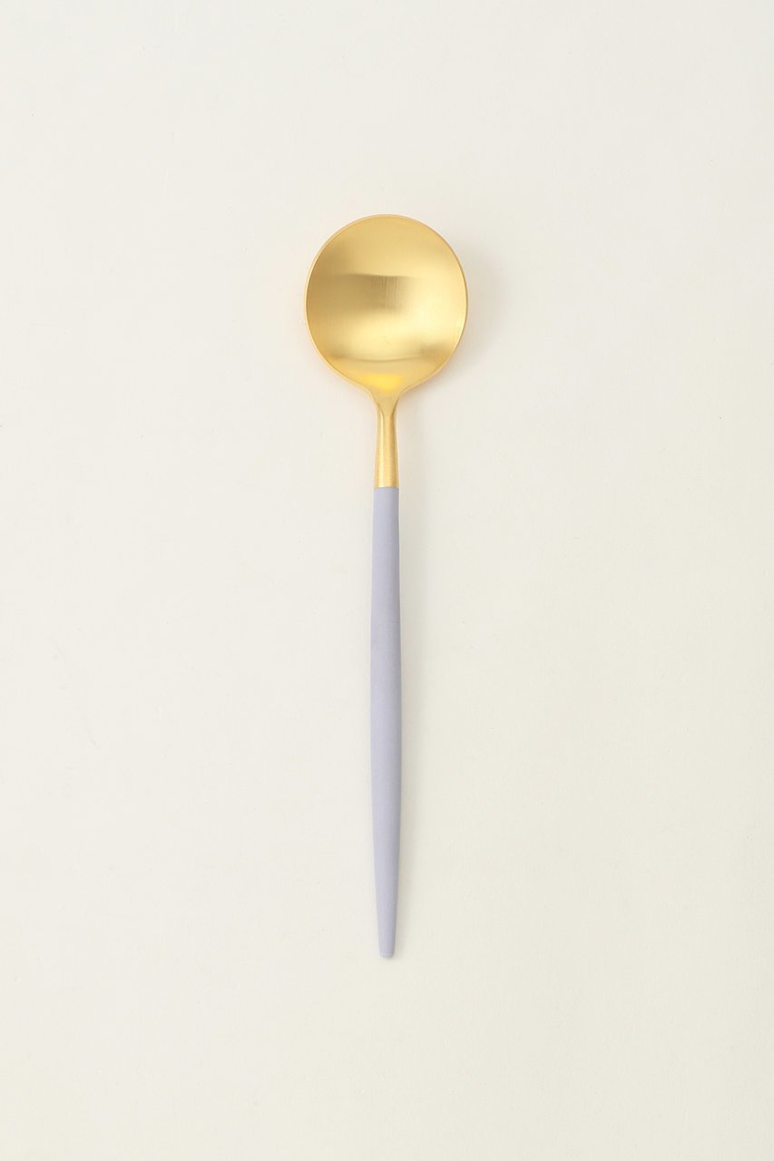 【クチポール/Cutipol / GOODS】のGOA デザートスプーン インテリア・キッズ・メンズ・レディースファッション・服の通販 founy(ファニー) 　エレガント 上品　Elegant　テーブル　Table, Dining Table　デザート　Dessert, Sweet Treat　ハンド　Hand, Handmade　フォルム　Silhouette, Form　新作・新入荷　New Arrivals / New In　バイオレット×ゴールド|ID: prp329100004860863 ipo3291000000036000485