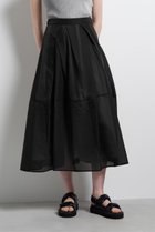 【ランバン オン ブルー/LANVIN en Bleu】のシアータックフレアスカート ブラック|ID: prp329100004861129 ipo3291000000036896940