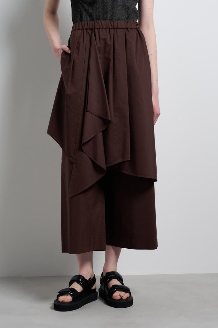 【ランバン オン ブルー/LANVIN en Bleu】のアシンメトリーレイヤードパンツ インテリア・キッズ・メンズ・レディースファッション・服の通販 founy(ファニー) https://founy.com/ ファッション Fashion レディースファッション Fashion for Women パンツ Pants & Trousers 2026年 2026 アシンメトリー Asymmetrical Style ファブリック Fabric, Textile ボトム Bottoms, Lower Wear リラックス Relax, Relaxed Fit 夏 Summer 春 Spring S/S・春夏 SS, Spring/Summer, Warm Season |ID: prp329100004861130 ipo3291000000036008174