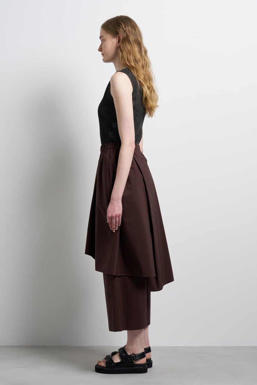 【ランバン オン ブルー/LANVIN en Bleu】のアシンメトリーレイヤードパンツ 人気、トレンドファッション・服の通販 founy(ファニー) ファッション Fashion レディースファッション Fashion for Women パンツ Pants & Trousers 2026年 2026 アシンメトリー Asymmetrical Style ファブリック Fabric, Textile ボトム Bottoms, Lower Wear リラックス Relax, Relaxed Fit 夏 Summer 春 Spring S/S・春夏 SS, Spring/Summer, Warm Season other-7|ID: prp329100004861130 ipo3291000000036008186