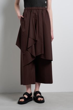 【ランバン オン ブルー/LANVIN en Bleu】 アシンメトリーレイヤードパンツ人気、トレンドファッション・服の通販 founy(ファニー) ファッション Fashion レディースファッション Fashion for Women パンツ Pants & Trousers アシンメトリー Asymmetrical Style ファブリック Fabric, Textile ボトム Bottoms, Lower Wear リラックス Relax, Relaxed Fit |ID:prp329100004861130