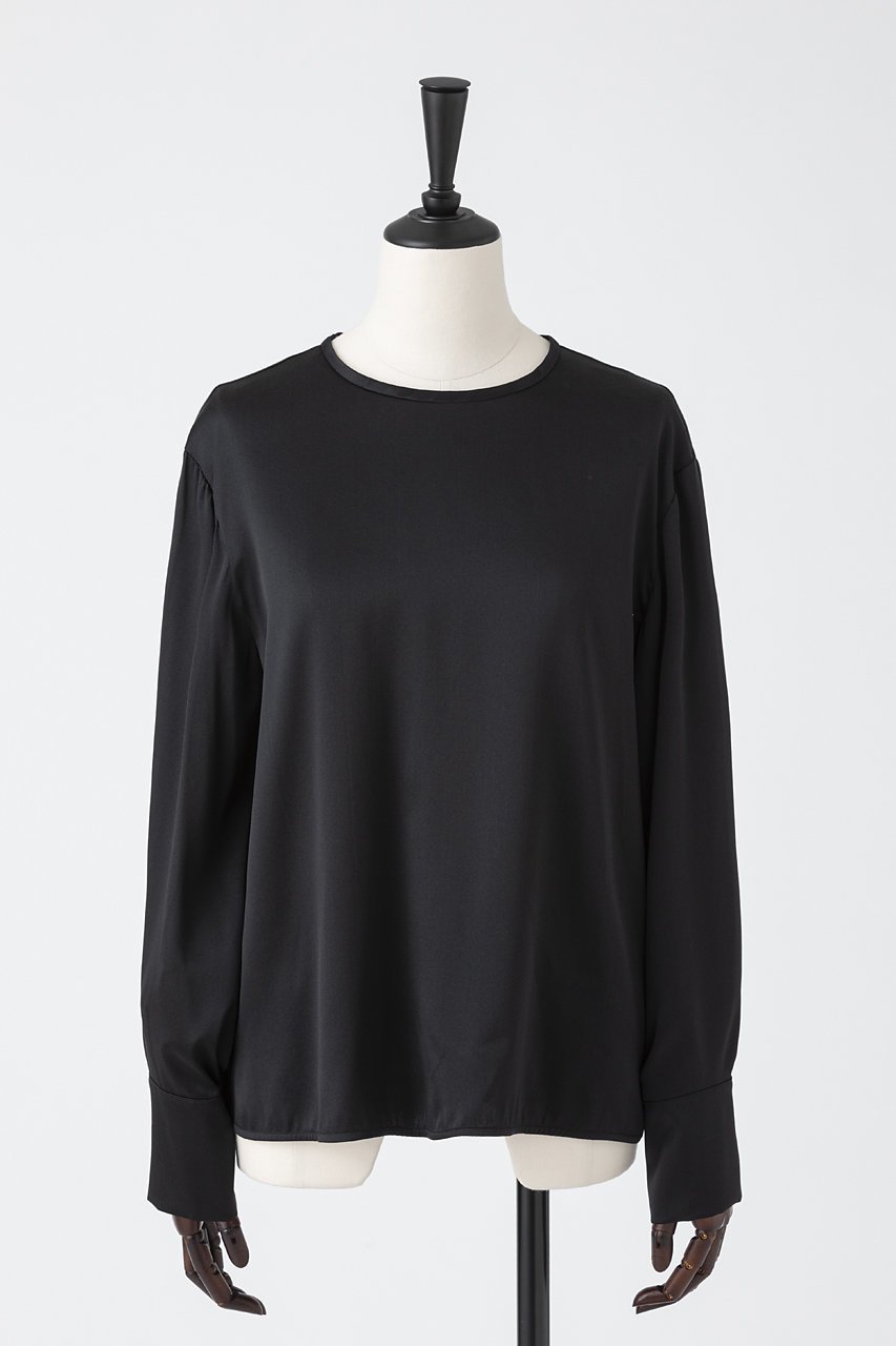 【オーヴィル/EAUVIRE】のウォッシャブルシルクロングスリーブブラウス インテリア・キッズ・メンズ・レディースファッション・服の通販 founy(ファニー) 　ファッション　Fashion　レディースファッション　Fashion for Women　トップス・カットソー　Cut & Sew Tops　シャツ・ブラウス・オフィスカジュアル　Elegant Blouses & Button-Ups　インナー　Innerwear　シルク　Silk, 100% Silk　ジャケット　Jacket, Outerwear　ストレッチ　Stretch, Stretchy Fabric　スリーブ　Sleeve, Long Sleeve / Short Sleeve　ロング　Long, Long-Length　エレガント 上品　Elegant　定番　Standard, Basic Item　新作・新入荷　New Arrivals / New In　ブラック|ID: prp329100004861139 ipo3291000000036008289