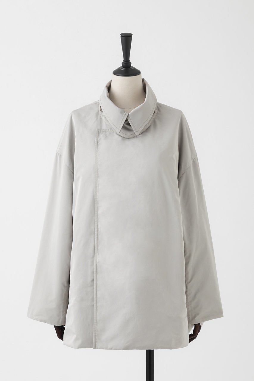 【オーヴィル/EAUVIRE】のリバーシブルタフタハーフコート インテリア・キッズ・メンズ・レディースファッション・服の通販 founy(ファニー) 　ファッション　Fashion　レディースファッション　Fashion for Women　アウター　Coat / Outerwear Collection　コート・ロングコート・ピーコート　Long Coats, Peacoats & More　イタリア　Italy　ショート　Short, Short Length　シルク　Silk, 100% Silk　タフタ　Taffeta, Structured Fabric　ダブル　Double, Double-Breasted　ハーフ　Half, Half-Length　ブライト　Bright, Shiny　リバーシブル　Reversible, Two-Sided　新作・新入荷　New Arrivals / New In　ベージュ|ID: prp329100004861140 ipo3291000000036008300