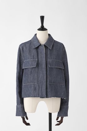 【オーヴィル/EAUVIRE】 ダブルリネンデニムシャツジャケット人気、トレンドファッション・服の通販 founy(ファニー) ファッション Fashion レディースファッション Fashion for Women アウター Coat / Outerwear Collection レディースジャケット・軽アウター Jackets インディゴ Indigo Denim ジャケット Jacket, Outerwear デニム Denim, Jeans Material バランス Balance, Style Balance フラップ Flap, Flap Pocket ポケット Pocket, Pocket Detail ヨーク Yoke, Yoke Design リネン Linen, Linen Fabric 新作・新入荷 New Arrivals / New In 日本製 Made In Japan |ID:prp329100004861142