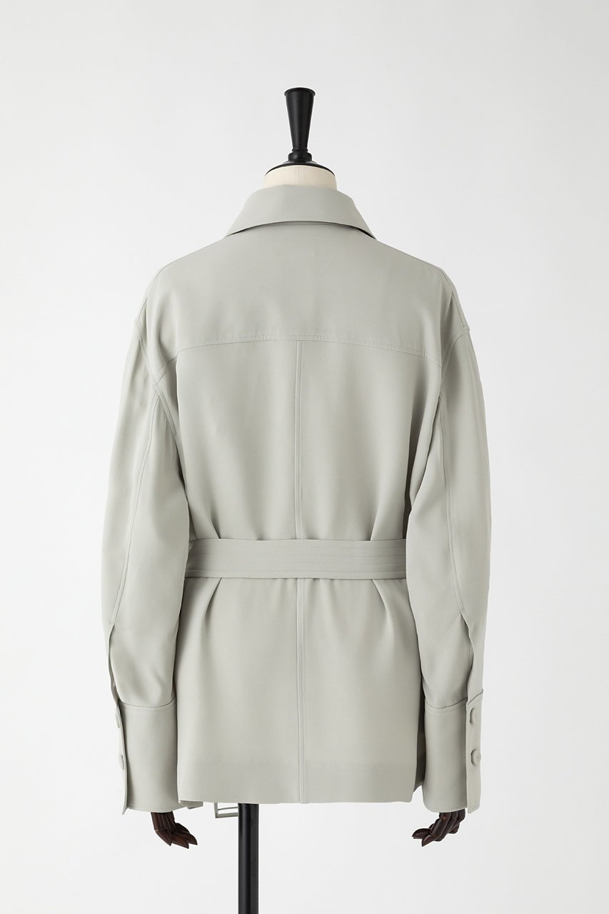 【オーヴィル/EAUVIRE】のシルクジョーゼットサファリジャケット 人気、トレンドファッション・服の通販 founy(ファニー) 　ファッション　Fashion　レディースファッション　Fashion for Women　アウター　Coat / Outerwear Collection　レディースジャケット・軽アウター　Jackets　おすすめ　Recommended / Our Picks　シルク　Silk, 100% Silk　ジャケット　Jacket, Outerwear　ジョーゼット　Georgette, Semi-Sheer Fabric　セットアップ　Set-Up, Coordinated Outfit　パッチ　Patch, Appliqué　ポケット　Pocket, Pocket Detail　新作・新入荷　New Arrivals / New In　羽織　Haori, Light Jacket　other-3|ID: prp329100004861143 ipo3291000000036008327