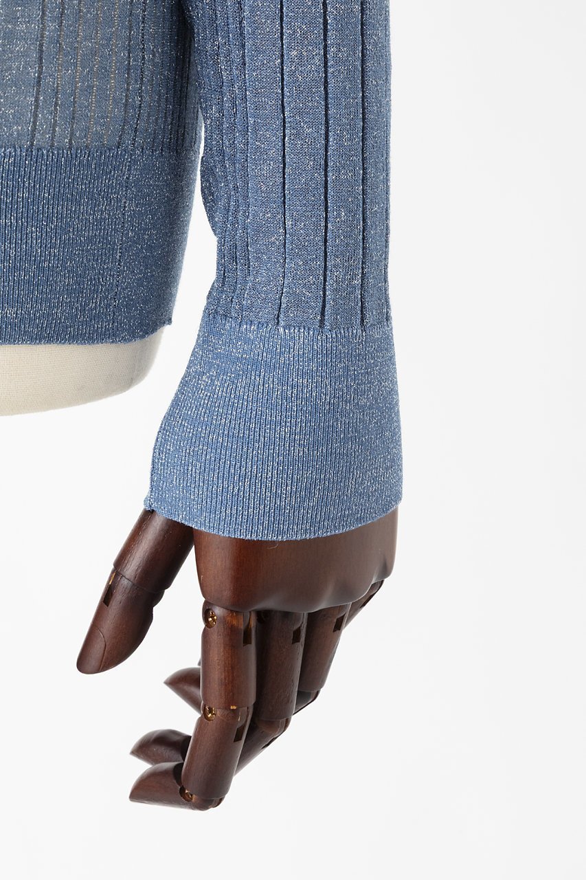 【オーヴィル/EAUVIRE】のシアーラメタートルネックニットプルオーバー 人気、トレンドファッション・服の通販 founy(ファニー) 　ファッション　Fashion　レディースファッション　Fashion for Women　トップス・カットソー　Cut & Sew Tops　ニット　Knit Tops & Sweaters　カジュアルプルオーバー・ニットトップス　Pullovers & Knit Tops / Casual Pullovers　タートルネック・ハイネックトップス　Turtlenecks & High-Neck Tops　なめらか　Smooth, Silky Texture　イタリア　Italy　シアー　Sheer, See-Through　タートルネック　Turtleneck, High Neck　フィット　Fit, Slim Fit　ワイドリブ　Wide Rib, Wide Ribbed Knit　エレガント 上品　Elegant　新作・新入荷　New Arrivals / New In　other-5|ID: prp329100004861145 ipo3291000000036008344