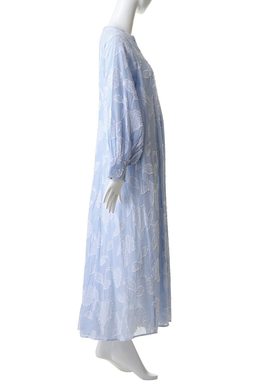 【ヌキテパ/NE QUITTEZ PAS】のCotton Stripe Flower Jacquard フレアワンピース 人気、トレンドファッション・服の通販 founy(ファニー) ファッション Fashion レディースファッション Fashion for Women ワンピース Dresses チュニック Tunic Tops & Dresses 2026年 2026 オケージョン Occasion Wear ジャカード/ジャガード Jacquard, Woven Pattern ジュエリー Jewelry, Accessories ストライプ Stripe, Striped Pattern チュニック Tunic, Long Top フィット Fit, Slim Fit フレア Flare, Flared ロング Long, Long-Length エレガント 上品 Elegant 夏 Summer 春 Spring S/S・春夏 SS, Spring/Summer, Warm Season other-3|ID: prp329100004861350 ipo3291000000036026704