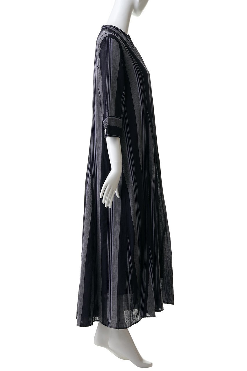 【ヌキテパ/NE QUITTEZ PAS】のCotton Voile Stripe パネルドレス 人気、トレンドファッション・服の通販 founy(ファニー) 　ファッション　Fashion　レディースファッション　Fashion for Women　ワンピース　Dresses　フォーマル・パーティードレス・結婚式用ドレス　Elegant & Casual Dresses　チュニック　Tunic Tops & Dresses　2026年　2026　エアリー　Airy Texture　ストライプ　Stripe, Striped Pattern　チュニック　Tunic, Long Top　ドレス　Dress, One-Piece　モダン　Modern, Contemporary　リゾート　Resort, Vacation Style　ロング　Long, Long-Length　夏　Summer　春　Spring　S/S・春夏　SS, Spring/Summer, Warm Season　other-3|ID: prp329100004861352 ipo3291000000036026729