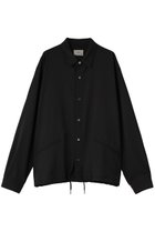 【アナザーオフィス/ANOTHER OFFICE】の【UNISEX】Tropical-Wool Coach Jacket BLACK|ID: prp329100004861671 ipo3291000000036930874