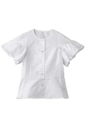 【アミカ/AMICA】 クチュールフレアスリーブトップ人気、トレンドファッション・服の通販 founy(ファニー) ファッション Fashion レディースファッション Fashion for Women トップス・カットソー Cut & Sew Tops シャツ・ブラウス・オフィスカジュアル Elegant Blouses & Button-Ups 2026年 2026 ショート Short, Short Length ジャカード/ジャガード Jacquard, Woven Pattern スリーブ Sleeve, Long Sleeve / Short Sleeve デニム Denim, Jeans Material フレア Flare, Flared 人気 Popular, Best Seller 夏 Summer 春 Spring S/S・春夏 SS, Spring/Summer, Warm Season 無地 Plain, Solid Color |ID:prp329100004861680