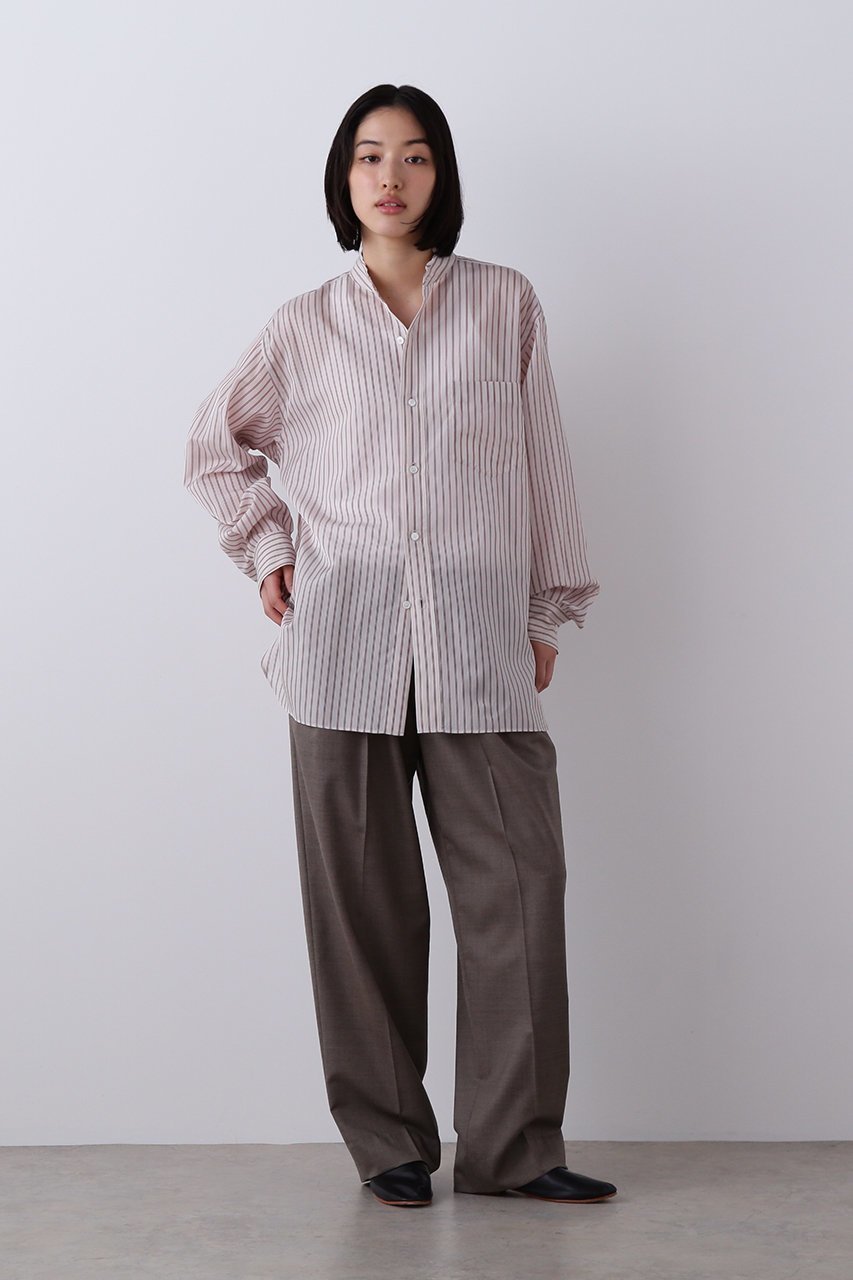 【イレーヴ/YLEVE】のSUPER120 S シャンブレー ウール 3タック パンツ 人気、トレンドファッション・服の通販 founy(ファニー) ファッション Fashion レディースファッション Fashion for Women パンツ Pants & Trousers 2026年 2026 サマー Summer, Summer Style シャンブレー Chambray, Denim-Like Fabric ビジネス 仕事 通勤 Business / Work / Commuting モダン Modern, Contemporary ワイド Wide, Wide Fit ワッシャー Washer, Crinkled Finish エレガント 上品 Elegant 夏 Summer 春 Spring S/S・春夏 SS, Spring/Summer, Warm Season other-6|ID: prp329100004861689 ipo3291000000036050342