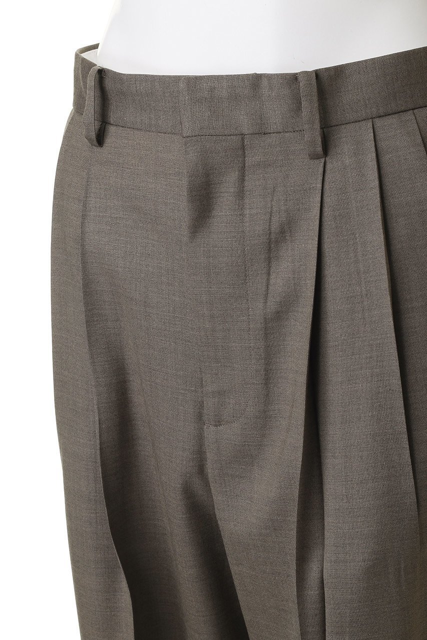 【イレーヴ/YLEVE】のSUPER120 S シャンブレー ウール 3タック パンツ 人気、トレンドファッション・服の通販 founy(ファニー) ファッション Fashion レディースファッション Fashion for Women パンツ Pants & Trousers サマー Summer, Summer Style シャンブレー Chambray, Denim-Like Fabric ビジネス 仕事 通勤 Business / Work / Commuting モダン Modern, Contemporary ワイド Wide, Wide Fit ワッシャー Washer, Crinkled Finish エレガント 上品 Elegant other-5|ID: prp329100004861689 ipo3291000000036887340