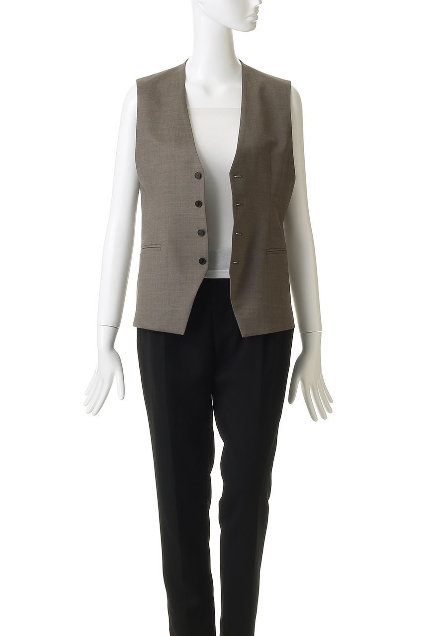 【イレーヴ/YLEVE】のSUPER120 S シャンブレー ウール ベスト 人気、トレンドファッション・服の通販 founy(ファニー) 　ファッション　Fashion　レディースファッション　Fashion for Women　アウター　Coat / Outerwear Collection　レディースジャケット・軽アウター　Jackets　2026年　2026　オケージョン　Occasion Wear　サマー　Summer, Summer Style　シャンブレー　Chambray, Denim-Like Fabric　ジャケット　Jacket, Outerwear　ベスト　Vest, Waistcoat　リラックス　Relax, Relaxed Fit　ワッシャー　Washer, Crinkled Finish　エレガント 上品　Elegant　夏　Summer　春　Spring　S/S・春夏　SS, Spring/Summer, Warm Season　other-7|ID: prp329100004861690 ipo3291000000036050359