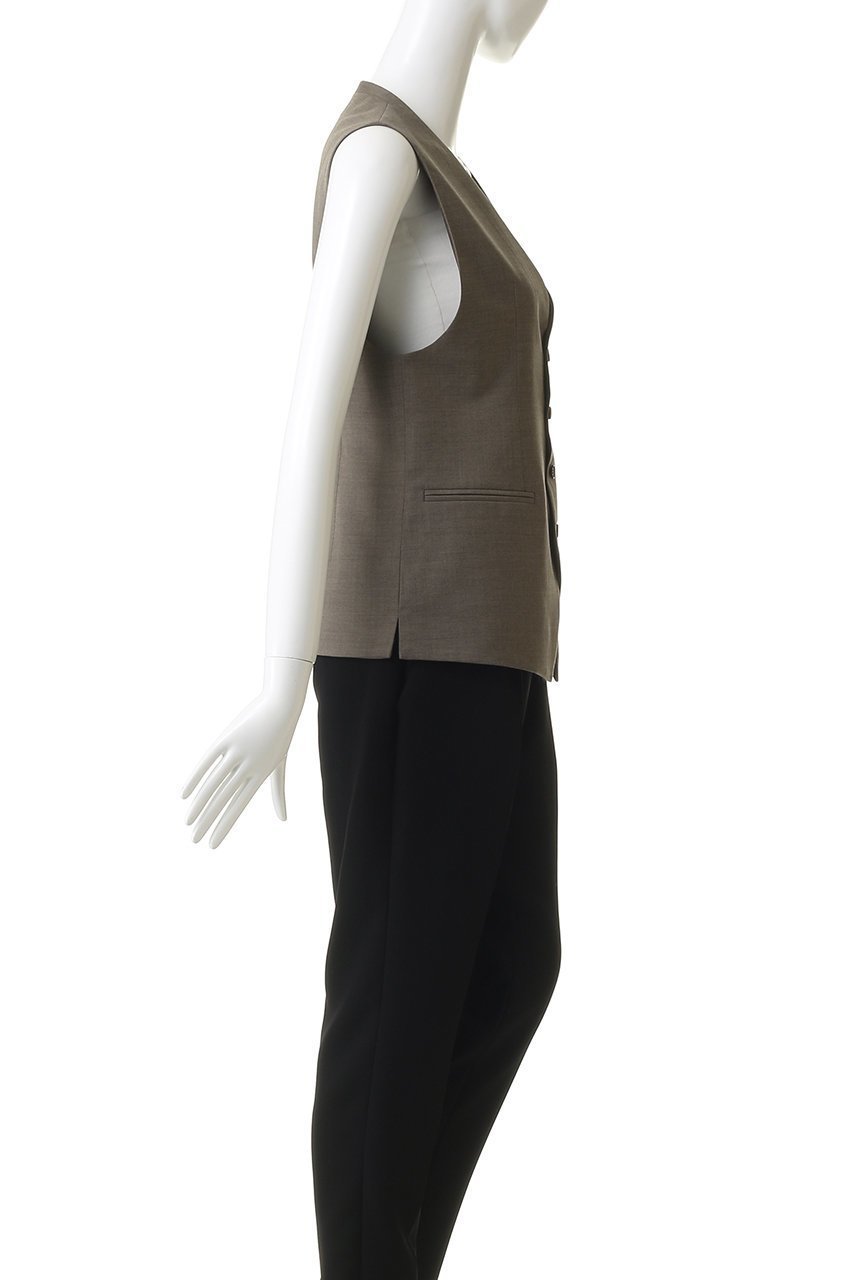 【イレーヴ/YLEVE】のSUPER120 S シャンブレー ウール ベスト 人気、トレンドファッション・服の通販 founy(ファニー) ファッション Fashion レディースファッション Fashion for Women アウター Coat / Outerwear Collection レディースジャケット・軽アウター Jackets オケージョン Occasion Wear サマー Summer, Summer Style シャンブレー Chambray, Denim-Like Fabric ジャケット Jacket, Outerwear ベスト Vest, Waistcoat リラックス Relax, Relaxed Fit ワッシャー Washer, Crinkled Finish エレガント 上品 Elegant 夏 Summer other-3|ID: prp329100004861690 ipo3291000000036887348