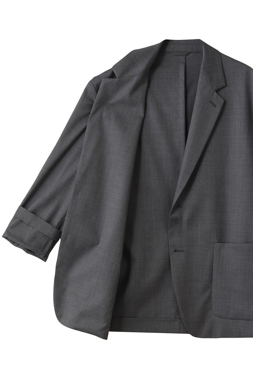 【イレーヴ/YLEVE】のSUPER120 S シャンブレー ウール ジャケット 人気、トレンドファッション・服の通販 founy(ファニー) ファッション Fashion レディースファッション Fashion for Women アウター Coat / Outerwear Collection レディースジャケット・軽アウター Jackets サマー Summer, Summer Style シャンブレー Chambray, Denim-Like Fabric ジャケット Jacket, Outerwear ワッシャー Washer, Crinkled Finish エレガント 上品 Elegant other-6|ID: prp329100004861691 ipo3291000000036887359