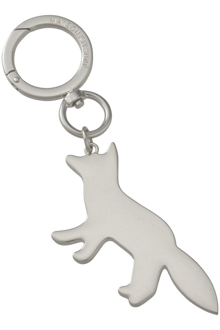 【メゾン キツネ/MAISON KITSUNE】のPROFILE FOX チャーム インテリア・キッズ・メンズ・レディースファッション・服の通販 founy(ファニー) 　ファッション　Fashion　レディースファッション　Fashion for Women　2026年　2026　ユニセックス　Unisex, Genderless　おすすめ　Recommended / Our Picks　キーホルダー　Keychain, Key Holder　ギフト プレゼント　Gift / Present　クール　Cool, Chic　シルバー　Silver, Metallic Silver　チャーム　Charm, Pendant　モチーフ　Motif, Design Theme　ラップ　Wrap, Wrap Design　夏　Summer　春　Spring　S/S・春夏　SS, Spring/Summer, Warm Season　シルバー|ID: prp329100004861693 ipo3291000000036050392