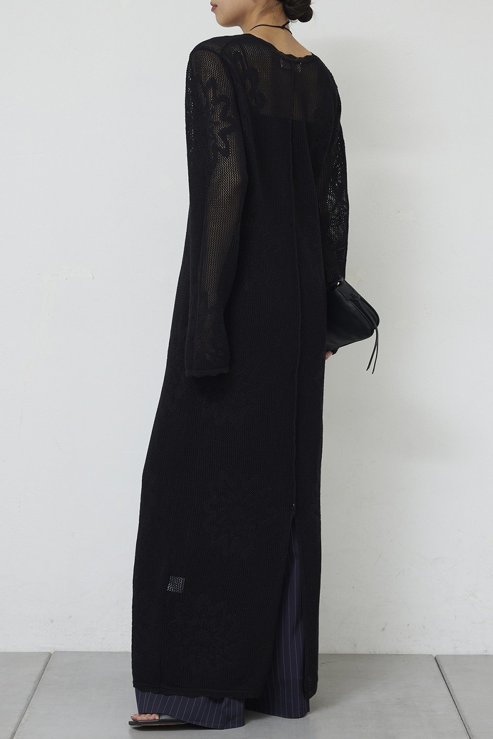 【ガリャルダガランテ/GALLARDAGALANTE】のメッシュニットドレス 人気、トレンドファッション・服の通販 founy(ファニー) 　ファッション　Fashion　レディースファッション　Fashion for Women　ワンピース　Dresses　フォーマル・パーティードレス・結婚式用ドレス　Elegant & Casual Dresses　チュニック　Tunic Tops & Dresses　2026年　2026　シアー　Sheer, See-Through　チュニック　Tunic, Long Top　ドレス　Dress, One-Piece　ロング　Long, Long-Length　夏　Summer　春　Spring　S/S・春夏　SS, Spring/Summer, Warm Season　other-3|ID: prp329100004861694 ipo3291000000036050404
