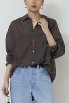 【ガリャルダガランテ/GALLARDAGALANTE】のカシュクールローンシャツ 人気、トレンドファッション・服の通販 founy(ファニー) ファッション Fashion レディースファッション Fashion for Women トップス・カットソー Cut & Sew Tops シャツ・ブラウス・オフィスカジュアル Elegant Blouses & Button-Ups 2026年 2026 シンプル Simple, Minimal ストライプ Stripe, Striped Pattern スリーブ Sleeve, Long Sleeve / Short Sleeve ロング Long, Long-Length 夏 Summer 春 Spring S/S・春夏 SS, Spring/Summer, Warm Season thumbnail チャコールグレー|ID: prp329100004861696 ipo3291000000036050428