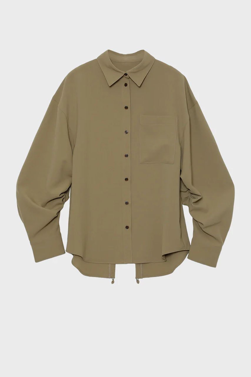 【スタニングルアー/STUNNING LURE】のバックドロストシャツ インテリア・キッズ・メンズ・レディースファッション・服の通販 founy(ファニー) 　ファッション　Fashion　レディースファッション　Fashion for Women　トップス・カットソー　Cut & Sew Tops　シャツ・ブラウス・オフィスカジュアル　Elegant Blouses & Button-Ups　バッグ　Bags　インナー　Innerwear　シンプル　Simple, Minimal　スリーブ　Sleeve, Long Sleeve / Short Sleeve　ドローストリング　Drawstring, Pull Cord　フロント　Front, Front Design　レース　Lace, Lace Fabric　ロング　Long, Long-Length　新作・新入荷　New Arrivals / New In　ベージュ|ID: prp329100004861700 ipo3291000000036050484