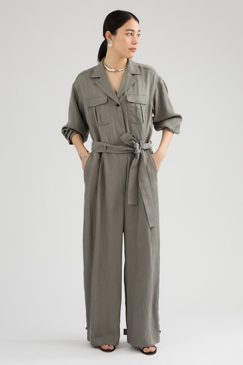 【カオス/Chaos】のタンジェオールインワン インテリア・キッズ・メンズ・レディースファッション・服の通販 founy(ファニー) ファッション Fashion レディースファッション Fashion for Women パンツ Pants & Trousers エレガント 上品 Elegant 春 Spring サテン Satin, Glossy Fabric ドレープ Drape, Draping Fabric なめらか Smooth, Silky Texture ミックス Mix, Mixed Style ミリタリー Military, Army Style リネン Linen, Linen Fabric リボン Ribbon, Bow S/S・春夏 SS, Spring/Summer, Warm Season 夏 Summer 2026年 2026 カーキ|ID: prp329100004861701 ipo3291000000036050502