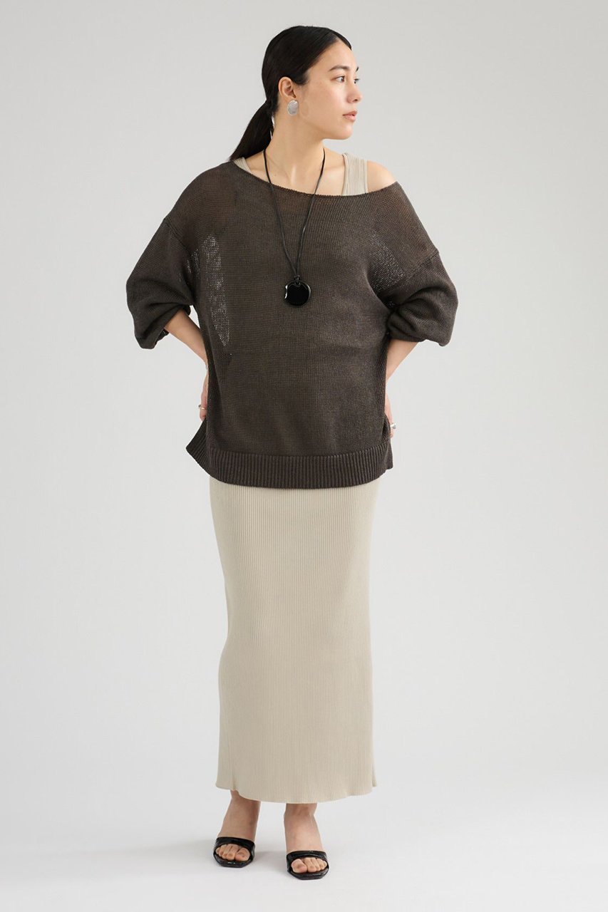 【カオス/Chaos】のノーマンリネンプルオーバー 人気、トレンドファッション・服の通販 founy(ファニー) 　ファッション　Fashion　レディースファッション　Fashion for Women　トップス・カットソー　Cut & Sew Tops　ニット　Knit Tops & Sweaters　カジュアルプルオーバー・ニットトップス　Pullovers & Knit Tops / Casual Pullovers　春　Spring　ミドル　Middle Length, Mid Height　リネン　Linen, Linen Fabric　S/S・春夏　SS, Spring/Summer, Warm Season　夏　Summer　エレガント 上品　Elegant　2026年　2026　other-2|ID: prp329100004861705 ipo3291000000036050557