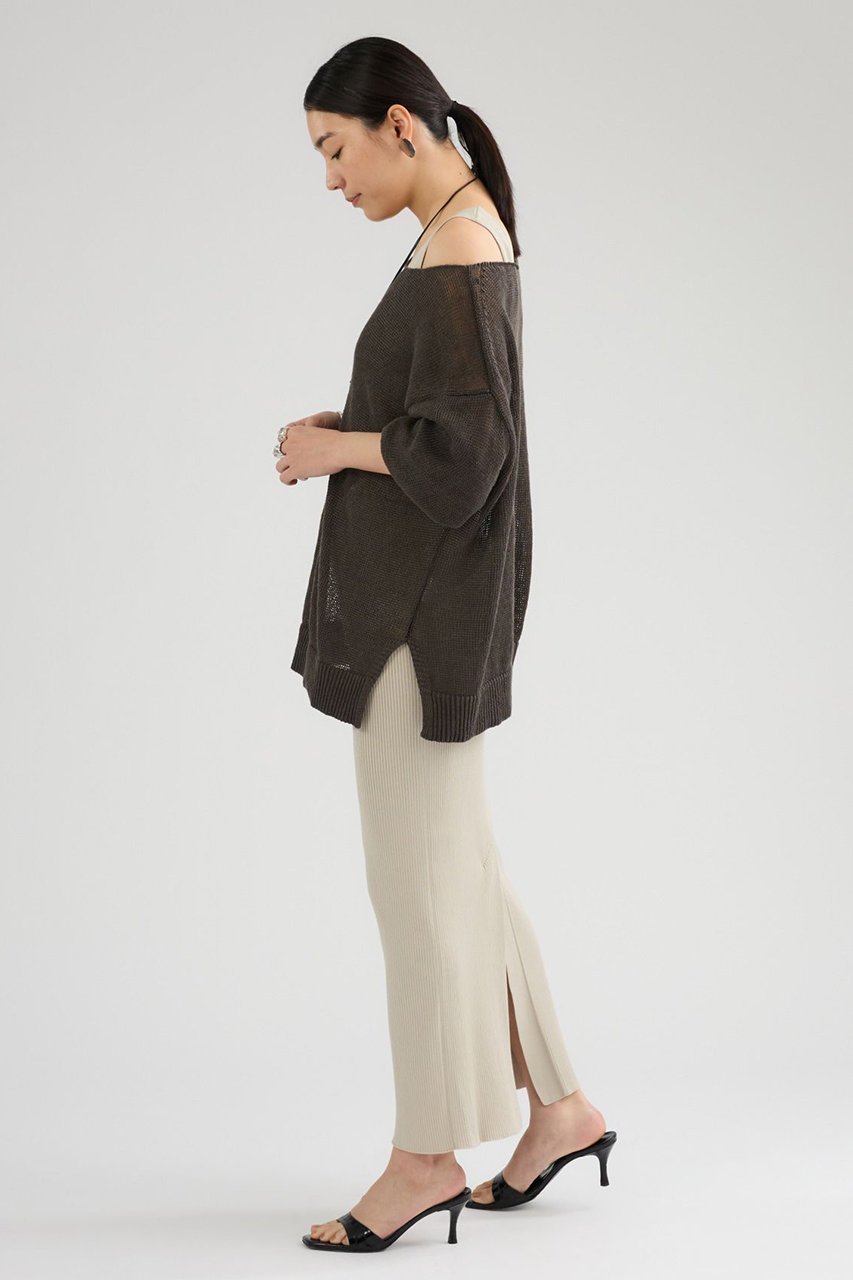 【カオス/Chaos】のノーマンリネンプルオーバー 人気、トレンドファッション・服の通販 founy(ファニー) 　ファッション　Fashion　レディースファッション　Fashion for Women　トップス・カットソー　Cut & Sew Tops　ニット　Knit Tops & Sweaters　カジュアルプルオーバー・ニットトップス　Pullovers & Knit Tops / Casual Pullovers　春　Spring　ミドル　Middle Length, Mid Height　リネン　Linen, Linen Fabric　S/S・春夏　SS, Spring/Summer, Warm Season　夏　Summer　エレガント 上品　Elegant　2026年　2026　other-3|ID: prp329100004861705 ipo3291000000036050559