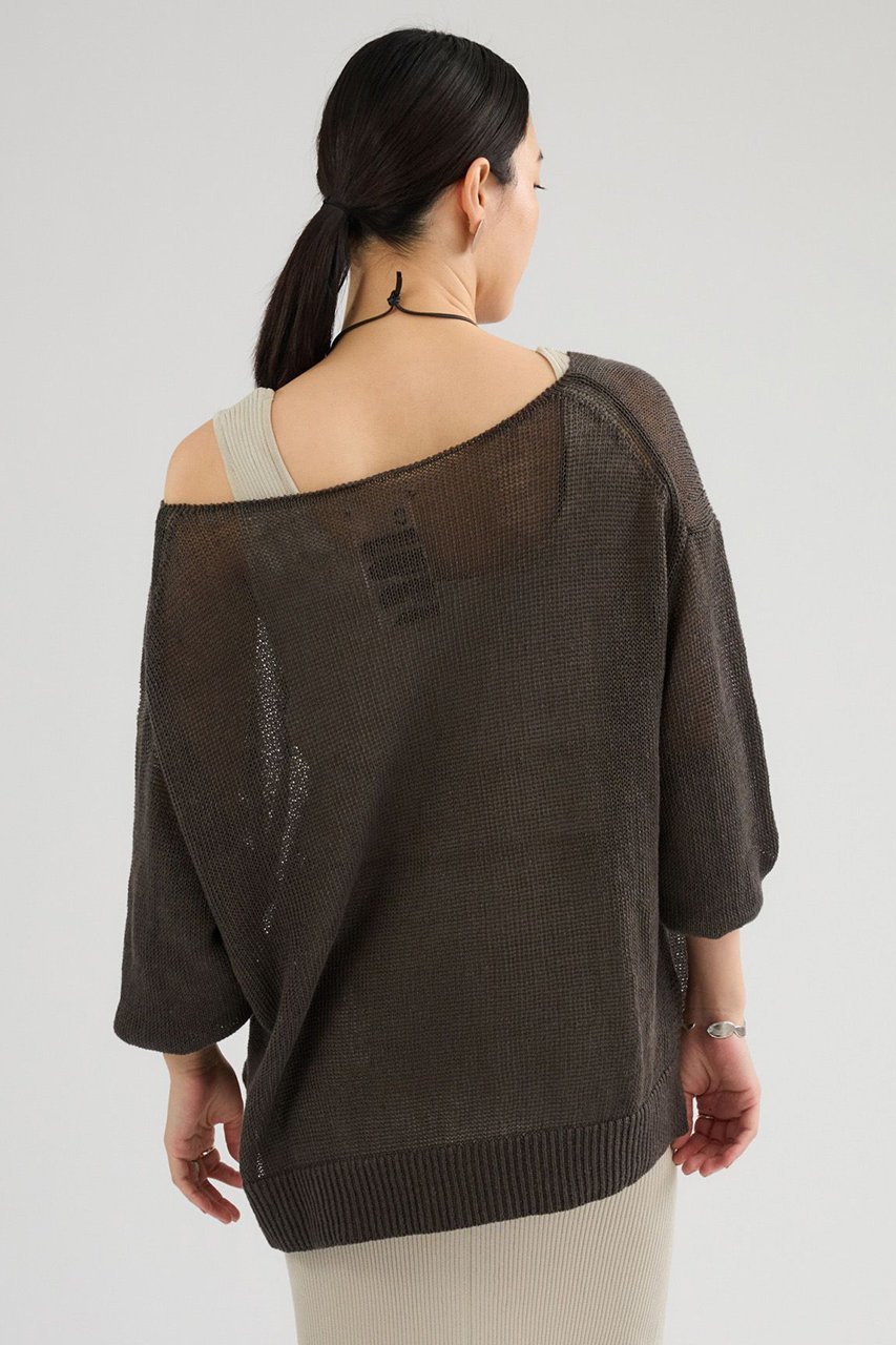 【カオス/Chaos】のノーマンリネンプルオーバー 人気、トレンドファッション・服の通販 founy(ファニー) 　ファッション　Fashion　レディースファッション　Fashion for Women　トップス・カットソー　Cut & Sew Tops　ニット　Knit Tops & Sweaters　カジュアルプルオーバー・ニットトップス　Pullovers & Knit Tops / Casual Pullovers　春　Spring　ミドル　Middle Length, Mid Height　リネン　Linen, Linen Fabric　S/S・春夏　SS, Spring/Summer, Warm Season　夏　Summer　エレガント 上品　Elegant　2026年　2026　other-7|ID: prp329100004861705 ipo3291000000036050564