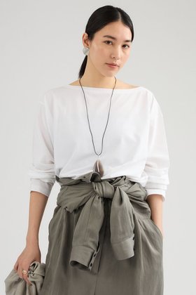 【カオス/Chaos】のクロスコットンカットソー 人気、トレンドファッション・服の通販 founy(ファニー) ファッション Fashion レディースファッション Fashion for Women トップス・カットソー Cut & Sew Tops シャツ・ブラウス・オフィスカジュアル Elegant Blouses & Button-Ups ロングTシャツ・Tシャツ Longline T-Shirts & Tees カットソー・ベーシックTシャツ Cut-and-Sewn Tops / Stretch Tees & Basics 春 Spring カットソー Cut and Sewn Top コクーン Cocoon, Cocoon Silhouette シンプル Simple, Minimal スリーブ Sleeve, Long Sleeve / Short Sleeve ロング Long, Long-Length S/S・春夏 SS, Spring/Summer, Warm Season 夏 Summer エレガント 上品 Elegant 2026年 2026 |ID:prp329100004861706