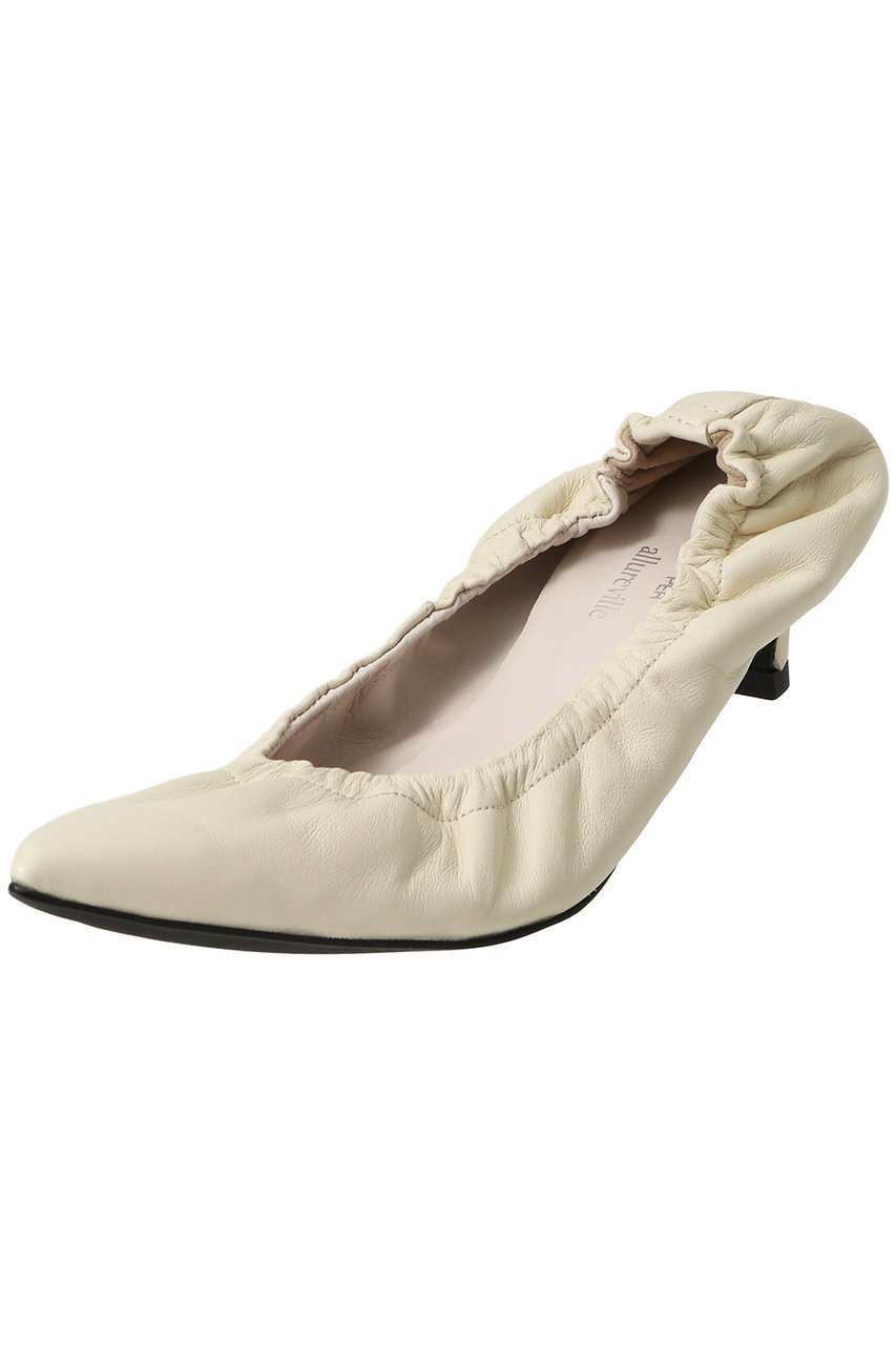【アルアバイル/allureville】の【CORSO ROMA 9】 ELASTIC PUMPS インテリア・キッズ・メンズ・レディースファッション・服の通販 founy(ファニー) ファッション Fashion レディースファッション Fashion for Women 2026年 2026 おすすめ Recommended / Our Picks エレガント 上品 Elegant ギャザー Gathered, Ruffled デニム Denim, Jeans Material フィット Fit, Slim Fit 夏 Summer 春 Spring S/S・春夏 SS, Spring/Summer, Warm Season オフホワイト|ID: prp329100004861707 ipo3291000000036050593