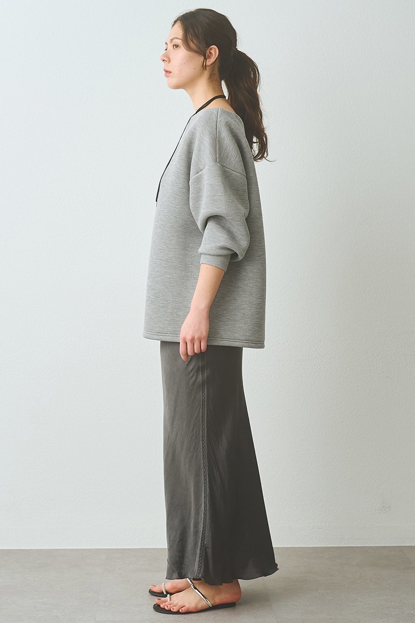 【ウィムガゼット/Whim Gazette】のオフショルダンボールプルオーバー 人気、トレンドファッション・服の通販 founy(ファニー) 　ファッション　Fashion　レディースファッション　Fashion for Women　トップス・カットソー　Cut & Sew Tops　シャツ・ブラウス・オフィスカジュアル　Elegant Blouses & Button-Ups　ロングTシャツ・Tシャツ　Longline T-Shirts & Tees　カジュアルプルオーバー・ニットトップス　Pullovers & Knit Tops / Casual Pullovers　カットソー・ベーシックTシャツ　Cut-and-Sewn Tops / Stretch Tees & Basics　2026年　2026　スリーブ　Sleeve, Long Sleeve / Short Sleeve　フォルム　Silhouette, Form　ロング　Long, Long-Length　夏　Summer　春　Spring　S/S・春夏　SS, Spring/Summer, Warm Season　other-3|ID: prp329100004861713 ipo3291000000036050668