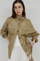 【ガリャルダガランテ/GALLARDAGALANTE】の【WEB限定リバイバル】シアーミリタリージャケット 人気、トレンドファッション・服の通販 founy(ファニー) ファッション Fashion レディースファッション Fashion for Women アウター Coat / Outerwear Collection レディースジャケット・軽アウター Jackets 2026年 2026 シアー Sheer, See-Through ジャケット Jacket, Outerwear スタンド Stand Collar, Upright Stand ミリタリー Military, Army Style 夏 Summer 春 Spring S/S・春夏 SS, Spring/Summer, Warm Season thumbnail カーキ|ID: prp329100004861783 ipo3291000000036058072